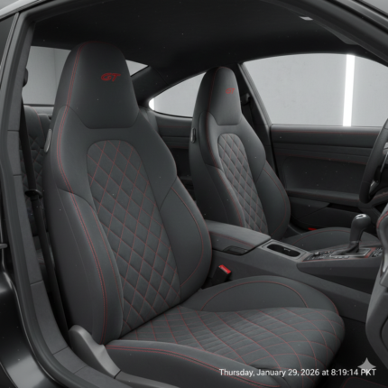 Luxury Diamond Stitch Custom Car Seat Covers